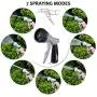 HOSUN Garden Hose Nozzle Water Hose Nozzle High Pressure Heavy Duty Metal Hose Spray Nozzle Hose Sprayer 7 Adjustable Spray Patterns Hand type for Cleaning , Watering garden ,Washing Cars HOSUN Garden Hose Nozzle Water Hose Nozzle High Pressure Heavy Duty Metal Hose Spray Nozzle Hose Sprayer 7 Adjustable Spray Patterns Hand type for Cleaning , Watering garden ,Washing Cars