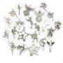 iloveDIYbeads 100g (66pcs) Craft Supplies Antique Silver Wings Angel Fairy Charms Pendants for Crafting, Jewelry Findings Making Accessory for DIY Necklace Bracelet (M151)