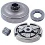 3/8'' Pitch 7T Chain Drive Clutch Drum Bell Sprocket Rim Bearing Fit Husqvarna 55 51 50 EPA Rancher 154 254 Chainsaw Parts 3/8'' Pitch 7T Chain Drive Clutch Drum Bell Sprocket Rim Bearing Fit Husqvarna 55 51 50 EPA Rancher 154 254 Chainsaw Parts