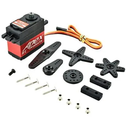 Apex RC Products 6600MG Metal Gear/Case Digital Standard Servo - 1/10-1/8 Steering Servo