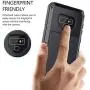 Galaxy Note 9 Case,Lilycase Armor Heavy Duty Hybrid Aluminum Metal Shockproof Military Shockproof Hard Cover for Samsung Galaxy Galaxy Note 9 Newest - Black