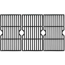 VICOOL 16 7/8'' Polished Porcelain Cast Iron Grill Grate Cooking Grid Replacement for Charbroil 463436213, 463436214, 463436215, 463420508, 463420509, 463441312, 463441514 Gas Grills, 3-Pack, (HyG876C)