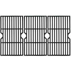 VICOOL 16 7/8'' Polished Porcelain Cast Iron Grill Grate Cooking Grid Replacement for Charbroil 463436213, 463436214, 463436215, 463420508, 463420509, 463441312, 463441514 Gas Grills, 3-Pack, (HyG876C)