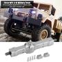 Dilwe RC Gear Box , Aluminium Alloy Rear Gear Axle Box for WPL 1/16 Military Truck RC Car Upgraded Part(Titanium Gray)