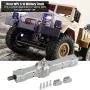Dilwe RC Gear Box , Aluminium Alloy Rear Gear Axle Box for WPL 1/16 Military Truck RC Car Upgraded Part(Titanium Gray) Dilwe RC Gear Box , Aluminium Alloy Rear Gear Axle Box for WPL 1/16 Military Truck RC Car Upgraded Part(Titanium Gray)