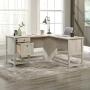 Sauder Edge Water L-Shaped Desk, L: 59.06'' x W: 58.74'' x H: 29.57'', Chalked Chestnut