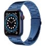 iiteeology Compatible with Apple Watch Band 40mm 38mm, Upgraded Version Solid Stainless Steel Band Business Replacement iWatch Strap for Apple Watch Series 6/5/4/3/2/1/SE - Blue