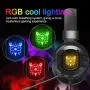 Gaming Headset, GAKOV Gak3 Cool RGB Light, Metal Iron Mesh, HD Clear Hose Microphone Gaming Headphones, 40mm Super Bass Speakers, Soft Memory Earmuffs for Laptop/Mac/Computer/PS4 Gaming Headset, GAKOV Gak3 Cool RGB Light, Metal Iron Mesh, HD Clear Hose Microphone Gaming Headphones, 40mm Super Bass Speakers, Soft Memory Earmuffs for Laptop/Mac/Computer/PS4
