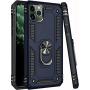 iPhone 11 Pro Max Case,15ft Drop Tested,LUMARKE Military Grade Shockproof Dual Layer Plastic TPU Cover with Metal Kickstand Protective Phone Case for iPhone 11 Pro Max 6.5 inch 2019 Blue
