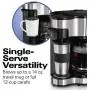Hamilton Beach 2-Way Brewer Coffee Maker, Single-Serve and 12-Cup Pot, Stainless Steel (49980A), Carafe Hamilton Beach 2-Way Brewer Coffee Maker, Single-Serve and 12-Cup Pot, Stainless Steel (49980A), Carafe