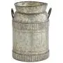 Amazon Brand – Stone & Beam Vintage Metal Milk Planter, 14.6''H, Galvanized