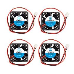 WINSINN 40mm Fan 5V Brushless 4020 40x20mm Cooling - High Speed (Pack of 4Pcs)