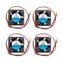 WINSINN 40mm Fan 5V Brushless 4020 40x20mm Cooling - High Speed (Pack of 4Pcs)