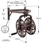Liberty Garden 710 Navigator Rotating Garden Hose Reel, Holds 125-Feet of 5/8-Inch Hose - Bronze