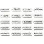 WOCRAFT 40pcs Inspiration Words Charms Craft Supplies Beads Charms Pendants for Crafting Jewelry Findings Making Accessory for DIY Necklace Bracelet (M334-40pcs) WOCRAFT 40pcs Inspiration Words Charms Craft Supplies Beads Charms Pendants for Crafting Jewelry Findings Making Accessory for DIY Necklace Bracelet (M334-40pcs)