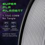 TIANSE Silver Metal 3D Printer Filament PLA 1.75mm 1KG Spool Filament for 3D Printing, Dimensional Accuracy +/- 0.03 mm, Silky Silver