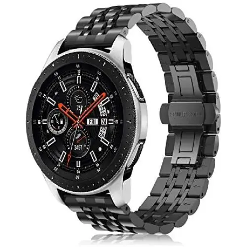 Fintie Bands Compatible with Samsung Gear S3 / Galaxy Watch 46mm, 22mm Solid Stainless Steel Metal Bracelet Strap Replacement Wrist Band Compatible with Samsung Gear S3 Frontier/S3 Classic Smartwatch Fintie Bands Compatible with Samsung Gear S3 / Galaxy Watch 46mm, 22mm Solid Stainless Steel Metal Bracelet Strap Replacement Wrist Band Compatible with Samsung Gear S3 Frontier/S3 Classic Smartwatch