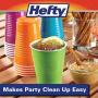 Hefty Disposable Plastic Cups in Assorted Colors