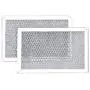 WB06X10309 Filter Microwave oven Grease Filter [ Packed In Box] Compatible with GE Stove Replacement Parts by AMI - 7-5/8 x 5 x 3/32 Inch 2 Packs