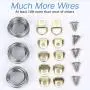 Picture Hangers, Quality Picture Hanging Kit, 225pcs Heavy Duty Frame Hooks Hardware with Nails, Hanging Wire, Screw Eyes, D Ring and Sawtooth for Wall Mounting Picture Hangers, Quality Picture Hanging Kit, 225pcs Heavy Duty Frame Hooks Hardware with Nails, Hanging Wire, Screw Eyes, D Ring and Sawtooth for Wall Mounting