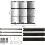 Hisencn Replacement Rebuild Repair Kit Fits Chargriller 3001, 3008, 3030, 4000, 5050, 5252 Gas Grill Models, Stainless Steel Burner, Porcelain Steel Heat Plate, Porcelain Cast Iron Cooking Grid Grates Hisencn Replacement Rebuild Repair Kit Fits Chargriller 3001, 3008, 3030, 4000, 5050, 5252 Gas Grill Models, Stainless Steel Burner, Porcelain Steel Heat Plate, Porcelain Cast Iron Cooking Grid Grates