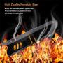 Uniflasy 15 Inch Grill Heat Plate Shield, Burner Cover, Flame Tamer for Dyna-glo DGF510SSP, DGF510SSP-D, Backyard GBC1460W, GBC1461W, BY12-084-029-98, Uniflame GBC1059WB Grills, Porcelain Steel 4PK
