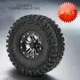 Yanmis RC Car Tires, 4pcs/Set 1:10 Crawler Tires Rubber Tyres Metal Hubs RC Accessory Remote Control Car Part, Metal Crawler Tires, Lock Catch for RC Yanmis RC Car Tires, 4pcs/Set 1:10 Crawler Tires Rubber Tyres Metal Hubs RC Accessory Remote Control Car Part, Metal Crawler Tires, Lock Catch for RC