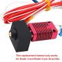 Creality Upgrade MK8 Aluminum Bowden Extruder and 24V Ender 3 Hotend Kit with Capricorn Premuim PTFE Bowden Tubing, Upgrade Kit for Ender 3/Ender 3 Pro 3D Printer