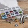 OFNMY 400 Sets 3/16 Inch DIY Multi-Color Grommets Kit Metal Eyelets with Installation Tools and Instructor OFNMY 400 Sets 3/16 Inch DIY Multi-Color Grommets Kit Metal Eyelets with Installation Tools and Instructor