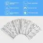 100 PCS Nose Bridge Strips for DIY Mask, 90MM Aluminum Strips Nose Wire, Self Adhesive Metal Flat Nose Clips Nose Bridge Bracket DIY Wire for Sewing Crafts