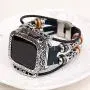 Konafei Compatible with Apple Watch 38mm 42mm Case for Series 3 2 1, Vintage Carving Bumper Metal Silm Hard Protective Cover for iWatch Series 3 2 1 (38 MM)