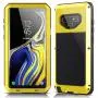 Galaxy Note 9 Case,Lilycase Armor Heavy Duty Hybrid Aluminum Metal Shockproof Military Shockproof Hard Cover for Samsung Galaxy Galaxy Note 9 Newest (Yellow)