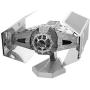 Metal Earth Set of 5 3D Laser Cut Star Wars Models: X-Wing, TIE Fighter, Imperial Star Destroyer, Darth Vaders TIE Fighter and Millennium Falcon