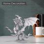 Piececool 3D Metal Model Kits, DIY Dragon Flame Model Kit, 3D Metal Puzzle for Adults, Great Birthday Gifts