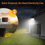 LEPOWER 1600LM LED Solar Security Lights Motion Outdoor, Super Bright Solar Motion Sensor Light, 5500K White Light, IP65 Waterproof Outdoor Flood Solar Lights with 3 Adjustable Head for Yard, Garage