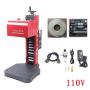 Pneumatic Integrated Dot Peen Metal Marking Machine 120 x 80 mm Pneumatic Metal Marking Machine Tool 110V Pneumatic Dot Peen Marking Machine with High Speed and Deep Marks for Metal Parts