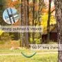 PACEARTH 2 Pack Swings Seats Holds 660lbs with 68.9 inch Anti-Rust Chains Plastic Coated 23.6 inch Tree Hanging Straps and Locking Buckles Playground Swing Set Accessories Replacement - Green