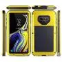 Galaxy Note 9 Case,Lilycase Armor Heavy Duty Hybrid Aluminum Metal Shockproof Military Shockproof Hard Cover for Samsung Galaxy Galaxy Note 9 Newest (Yellow)