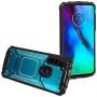 CELZEN - for Motorola Moto G Stylus XT2043, Moto G Power XT2041 (2020 Version) - Aluminum Metal Hybrid Phone Case - ZY1 Blue