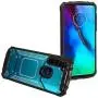 CELZEN - for Motorola Moto G Stylus XT2043, Moto G Power XT2041 (2020 Version) - Aluminum Metal Hybrid Phone Case - ZY1 Blue