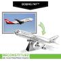 Metal Earth Fascinations Boeing 747 Airplane 3D Metal Model Kit