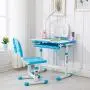 Mecor Kids Desk, Height Adjustable Children Study Table and Chair Set, Childs Desk w/Lamp School Student Writing Desk w/Pull Out Drawer Storage,Pencil Case,Bookstand Blue Mecor Kids Desk, Height Adjustable Children Study Table and Chair Set, Childs Desk w/Lamp School Student Writing Desk w/Pull Out Drawer Storage,Pencil Case,Bookstand Blue