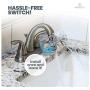 SmarterFresh Drinking Fountain Faucet for Sink, Water Faucet Attachment for Bathroom, Kitchen, Tap