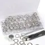 Laviesto Grommet Tool Kit,100 Sets 1/2 Inch Metal Eyelets Grommets Set with 3 Setting Tools for Fabric Canvas Curtain Tarps Tents Awnings Clothing Leather Crafts Making and Repair Laviesto Grommet Tool Kit,100 Sets 1/2 Inch Metal Eyelets Grommets Set with 3 Setting Tools for Fabric Canvas Curtain Tarps Tents Awnings Clothing Leather Crafts Making and Repair