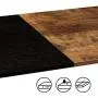 HOMEYFINE Computer Desk,Writting Desk with Storage Shelves,63 inches,Industrial Metal and Wooden Fashion Latop Desk for Home Office(Vintage Oak Finish Stitching Black)