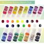 LETS RESIN Epoxy Resin Dye,15 Colors Translucent Epoxy Resin Pigment,Liquid Resin Color Pigment Each 0.35oz,Concentrated Resin Paint,Resin Colorant for Epoxy Resin,Resin Molds,Jewelry Art Crafts