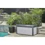 Keter Denali 150 Gallon Resin Large Deck Box-Organization and Storage for Patio Furniture, Outdoor Cushions, Garden Tools and Pool Toys, Grey & Black Keter Denali 150 Gallon Resin Large Deck Box-Organization and Storage for Patio Furniture, Outdoor Cushions, Garden Tools and Pool Toys, Grey & Black