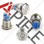 APIELE 19mm Latching Push Button Switch 3/4'' 12V DC Power Symbol LED with Socket Plug 1NO1NC SPDT ON/Off( Blue) APIELE 19mm Latching Push Button Switch 3/4'' 12V DC Power Symbol LED with Socket Plug 1NO1NC SPDT ON/Off( Blue)