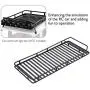 Dilwe RC Car Roof Rack, Metal Roof Rack Luggage Carrier Tray for RC4WD D110 Remote Control Car RC Model Vehicle Accessory Part