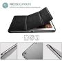 ProCase iPad 9.7 Case (Old Model) 2018 iPad 6th Generation / 2017 iPad 5th Generation Case - Ultra Slim Lightweight Stand Case with Translucent Frosted Back Smart Cover for iPad 9.7 Inch –Black